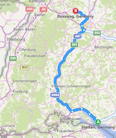Rosswag Map